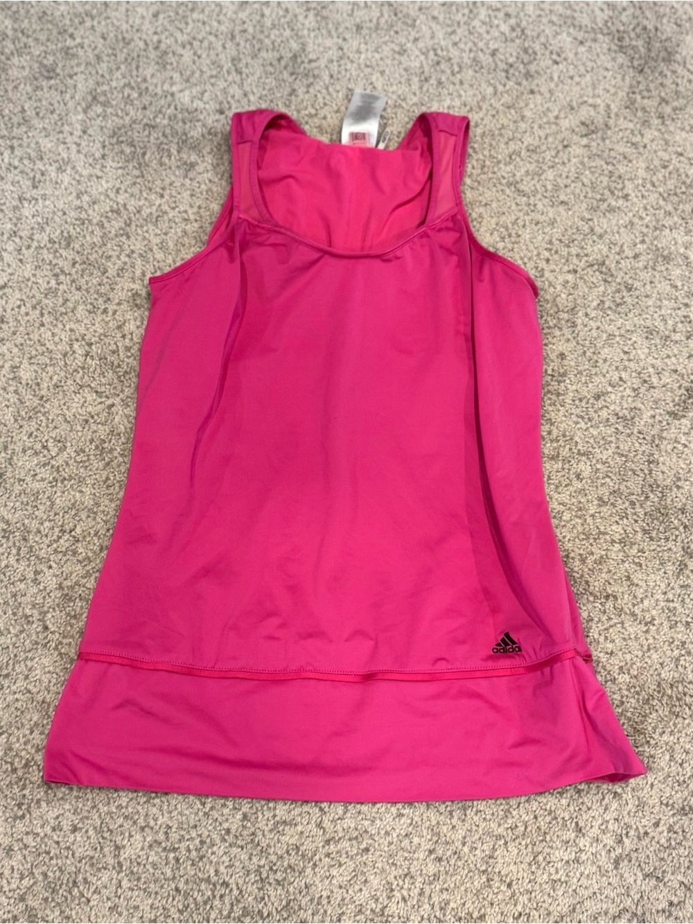 adidas Hot Pink Performance Tank Top